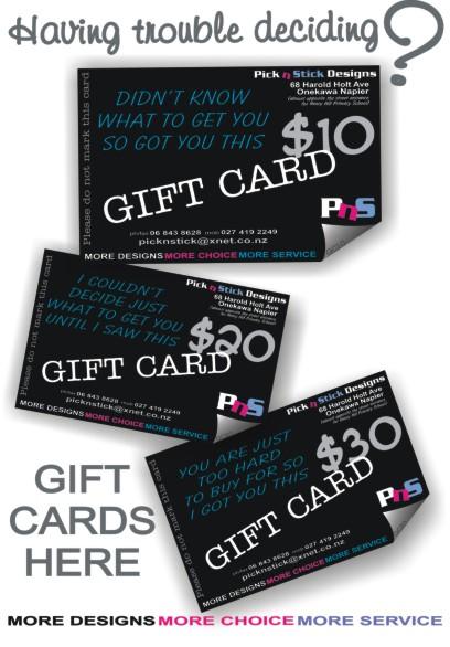 gift cards