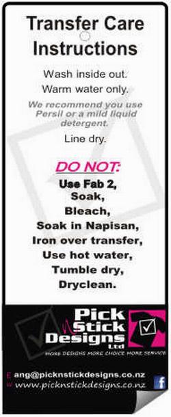 laundrycare instructions